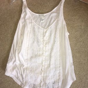 White Forever 21 Tank